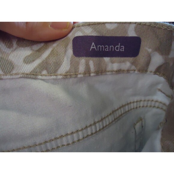 Gloria Vanderbilt Amanda Jeans Women's Size 14 High Rise Light Wash Tan Camo - Picture 4 of 9